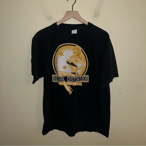 VINTAGE SOCIAL DISTORTION band graphic tshirt XL - Picture 2 of 4